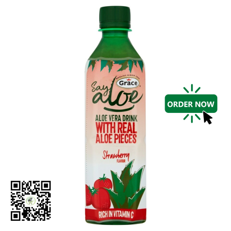 Grace Aloe Vera Strawberry Drink 500ml