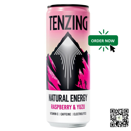 Boost your energy with the vibrant and refreshing flavors of TENZIN...