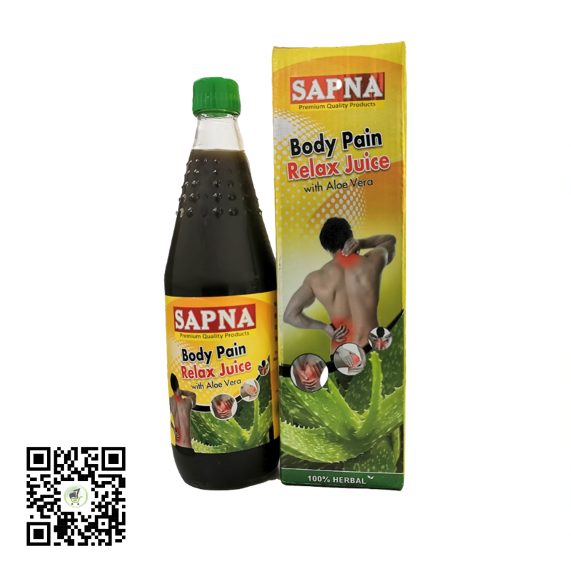 Sapna Body Pain Relax Juice with Aloe Vera (100% Herbal) 750ml