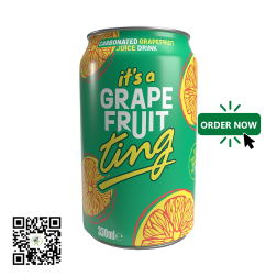 Ting Grapefruit Drink 330ml Can (UK Import)