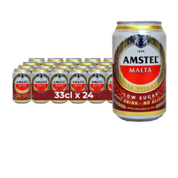 Amstel Malta Can (24 Pack)