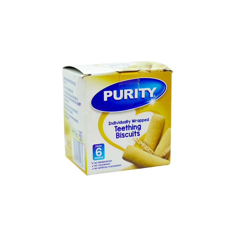 Purity Individually Wrapped Teething Biscuits 150g