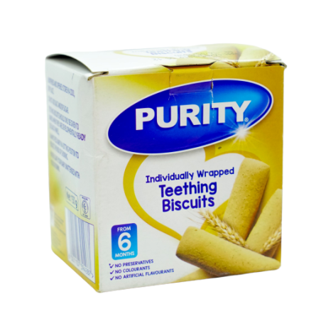 Purity Individually Wrapped Teething Biscuits 150g