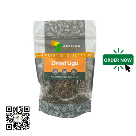 Dried Ugwu (Pumpkin Leaves) 100g by African Farm & Gardens (AFG)