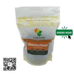 Hibiscious Flower (Zobo Flower dried) 100g by African Farm & Gardens (AFG)