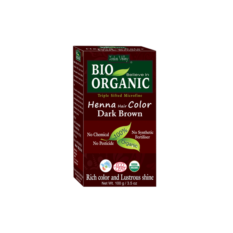 Henna Hair Colour dark brown