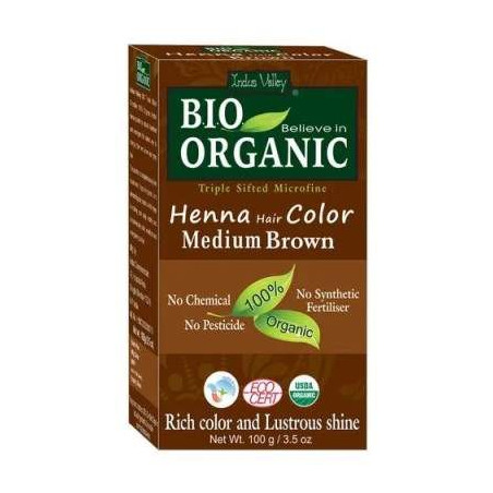 Henna Hair Colour Medium Brown