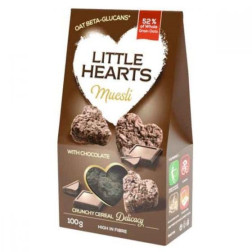 Incredibly tasty muesli bites with dark chocolate High in fibre 7.8...