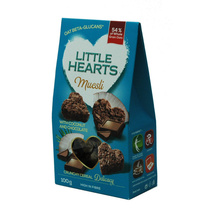 Little Hearts Muesli (coconut & chocolate) Little Hearts Muesli (coconut & chocolate)
