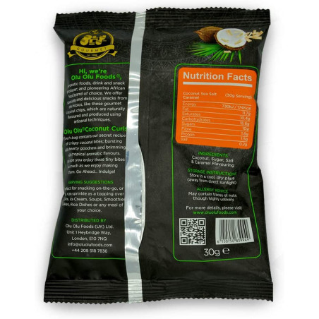 Olu Olu Coconut Chips Sea Salt & Caramel 30g