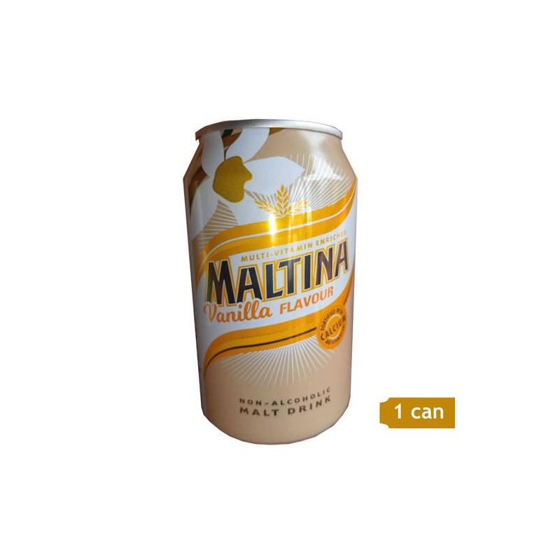 Maltina Vanilla Flavoured  can 330ml