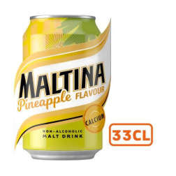 Maltina Pineapple flavoured can 330 ml