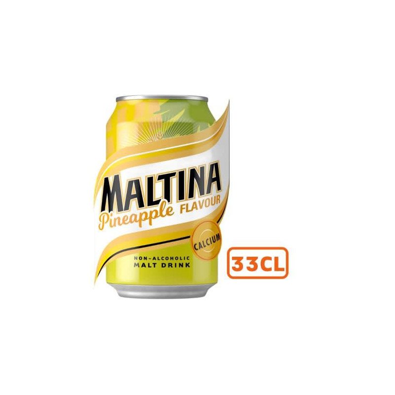 Maltina Pineapple flavoured can 330 ml