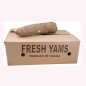 Yam half Carton (10 kg box) Ghana Import