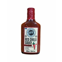 Thick red sauce. Very hot chilli flavour. heat 8/10 FFF Red Chilli ...