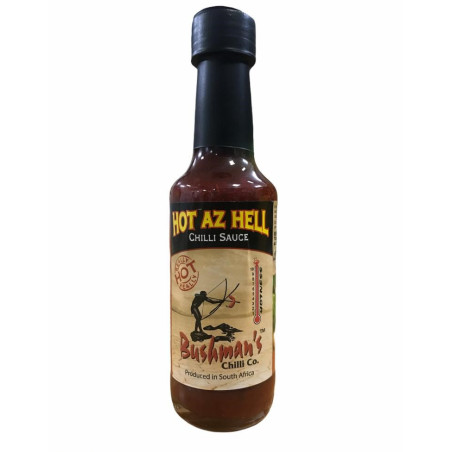 Bushmans Hot Az Hell Chilli Sauce 125 ml Strongly flavored, one tas...