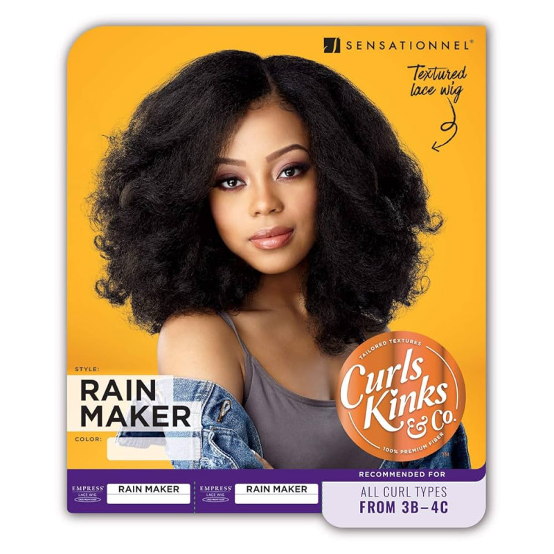 Sensationnel Synthetic Curls Lace Front Wig - Rain maker Sensationnel Synthetic Curls Lace Front Wig - Rain maker