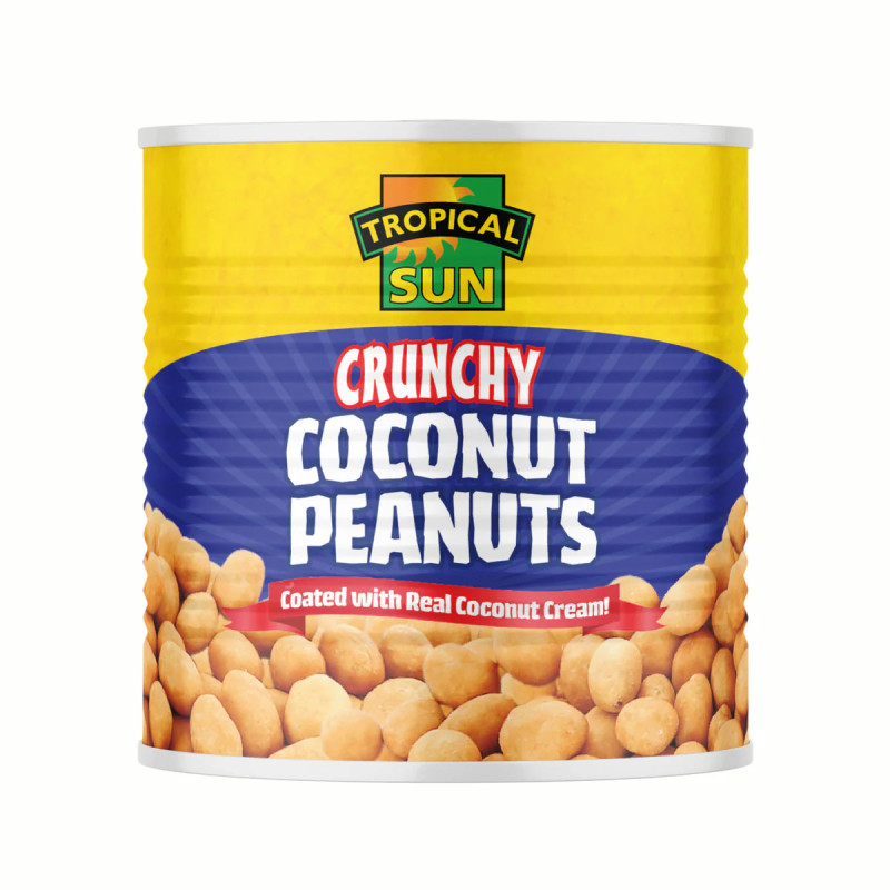 Tropical Sun Crunchy Coconut Peanuts 165g Tropical Sun Crunchy Coconut Peanuts 165g