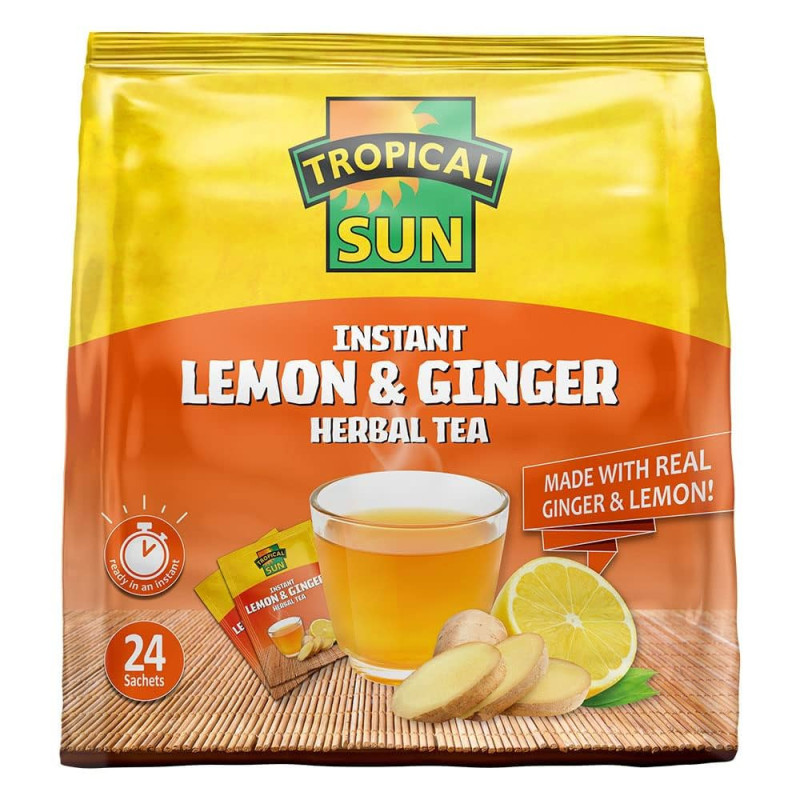 Tropical Sun Lemon & Ginger Herbal Tea 20bags Tropical Sun Lemon & Ginger Herbal Tea 20bags