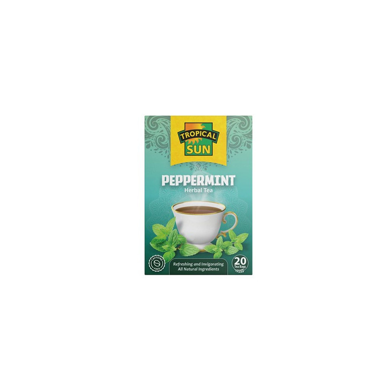 Tropical Sun Tea Peppermint  Herbal Tea 20 Tea Bags