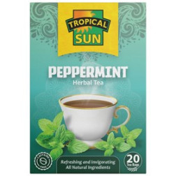 Tropical Sun Tea Peppermint  Herbal Tea 20 Tea Bags