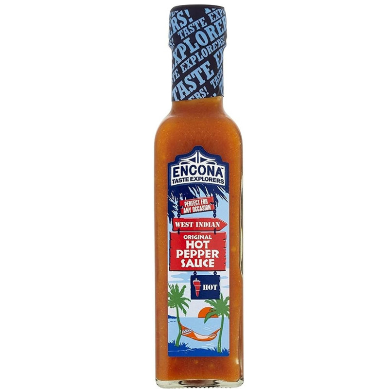 Encona West Indian Original Hot Pepper Sauce 220ml Encona West Indian Original Hot Pepper Sauce 220ml