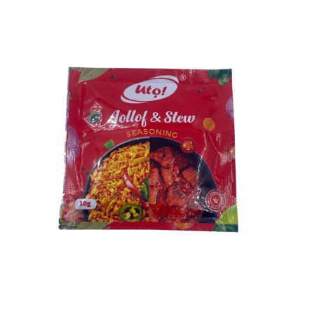 Uto Jollof & Stew Seasoning 10g x5, Delivered in Dubai by OJAMEA.COM