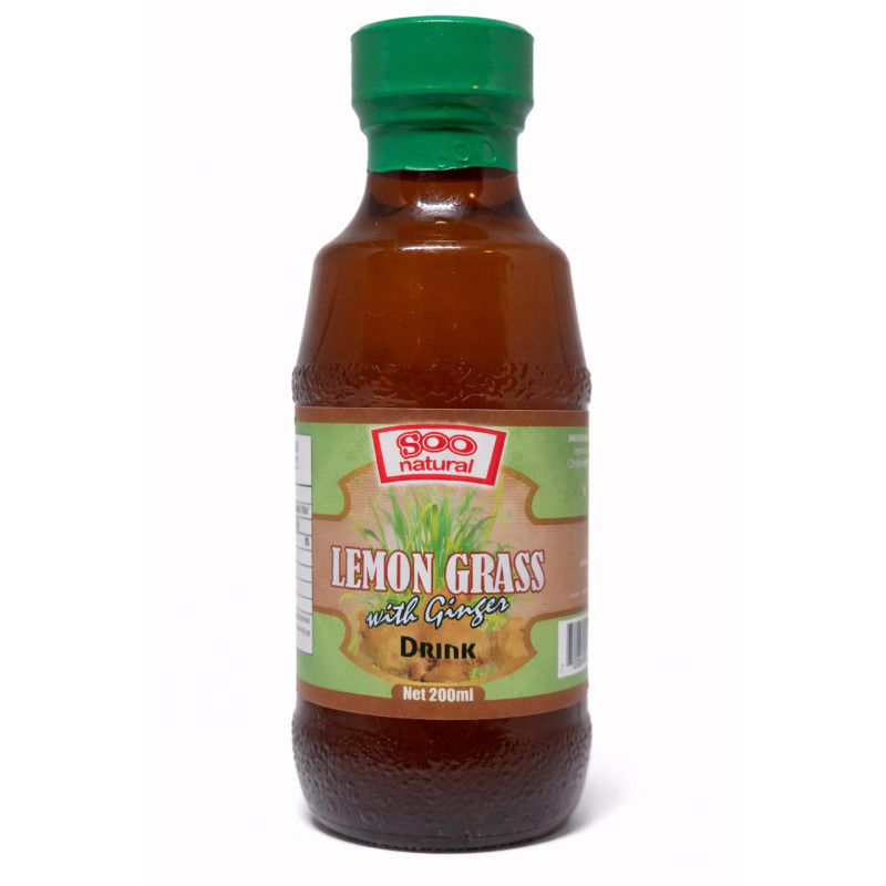 SOO Natural Lemon Grass with Ginger Drink 200ml
