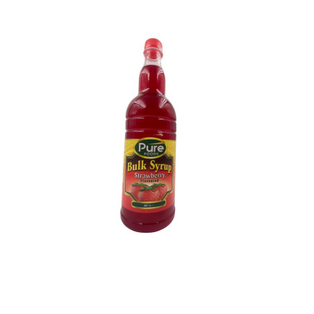 Pure Foods Bulk Syrup Strawberry 1L | Dubai & UAE by OJAMEA.COM