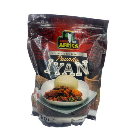 Pride of Africa Premium Poundo Iyan 1.5kg - Delivered in Dubai & UAE by OJAMEA.COM