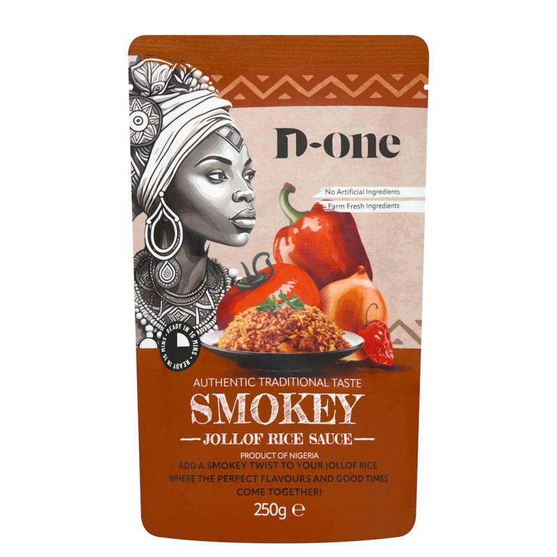 n-one authentic smokey jollof rice sauce 250g