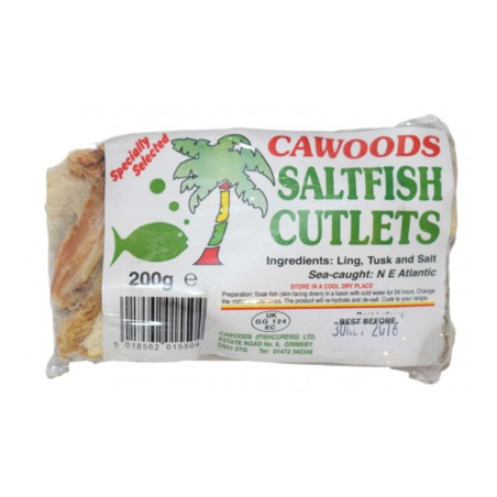 Cawood Salted Saltfish Cutlets 350g (Saltfish)