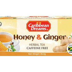 Honey Ginger Herbal Tea (Caribbean Dreams) 38.4g