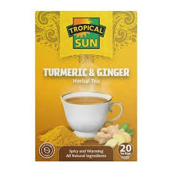 Tropical Sun Turmeric & Ginger Herbal Tea 40g - UAE | OJAMEA.COM