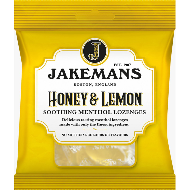 JAKEMANS Honey & Lemon Lozenges 73g
