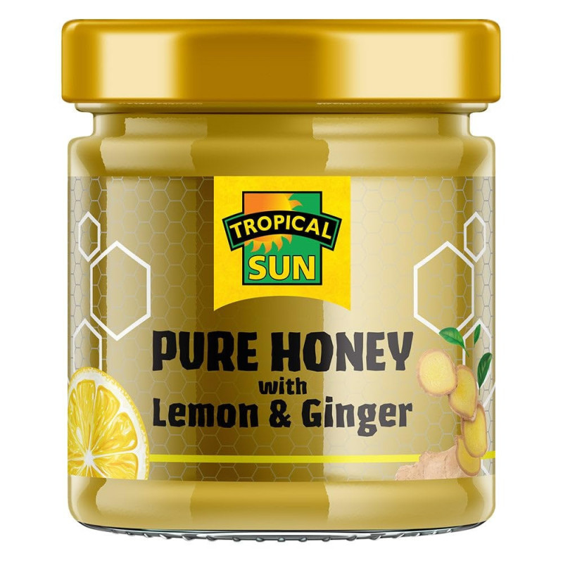 Tropical Sun Pure Honey with Lemon & Ginger 250g Tropical Sun Pure Honey with Lemon & Ginger 250g