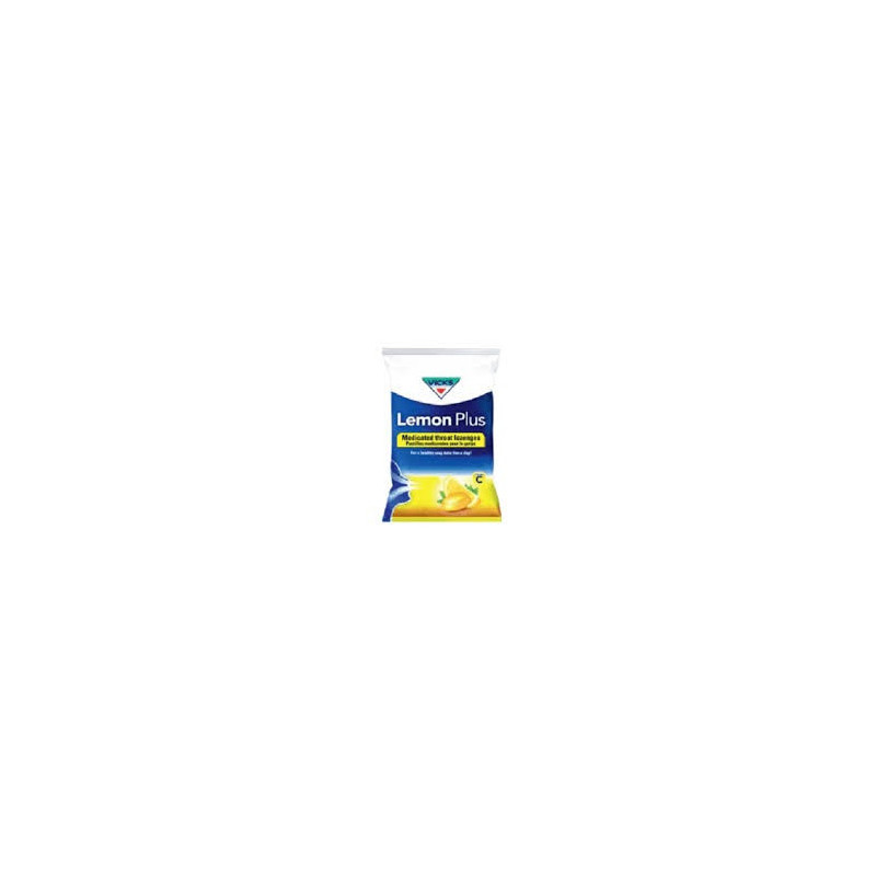 Vicks Lemon Plus Medicated throat lozenges Vicks Lemon Plus Medicated throat lozenges