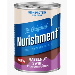 Nurishment Hazelunt Swirl Flavour Fusion Can 370ml - Delivered in Dubai & UAE by OJAMEA.COM
