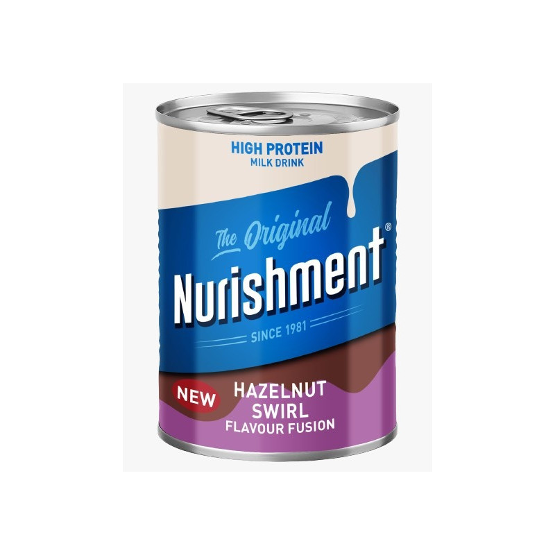 Nurishment Hazelunt Swirl Flavour Fusion Can 370ml Nurishment Hazelunt Swirl Flavour Fusion Can 370ml