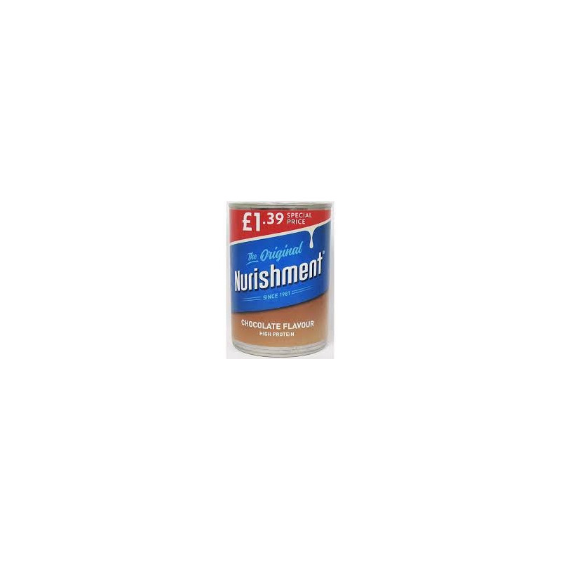 Nurishment Chocolate Flavour Can 370ml Nurishment Chocolate Flavour Can 370ml