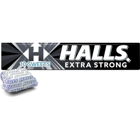 Halls Extra Strong 33.5g [4 pieces]
