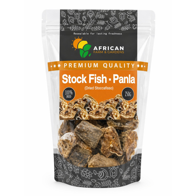 Stockfish Panla (Dried Stoccafisso) Body 250g by African Farm & Gardens (AFG)