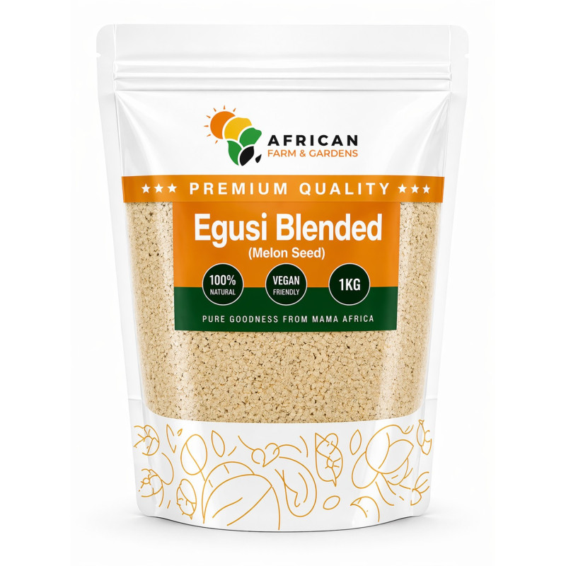 AFG Egusi Blended (Melon Seeds) 1Kg By African Farm & Gardens