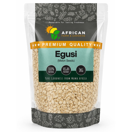AFG Egusi  (Melon Seeds) 1Kg By African Farm & Gardens