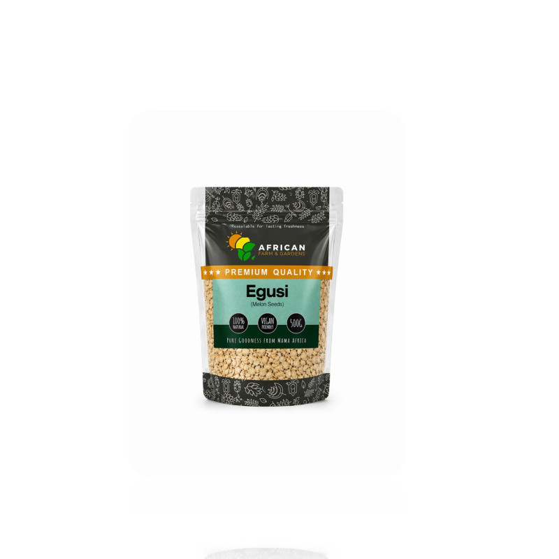 AFG Egusi (Unblended Melon Seed) 500g by African Farm & Gardens