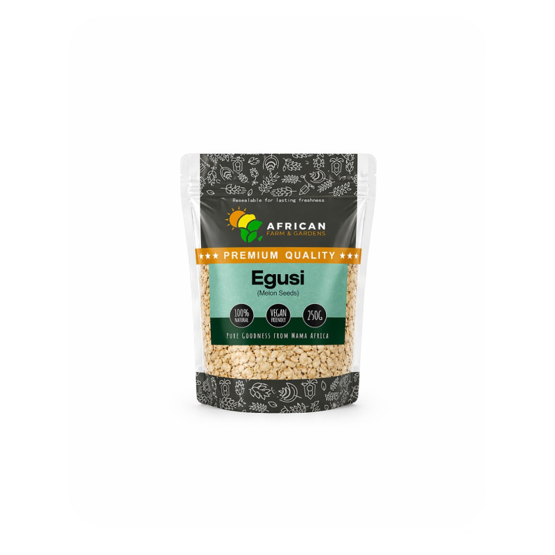 AGF Egusi (Unblended Melon Seed) 250g by African Farm & Gardens