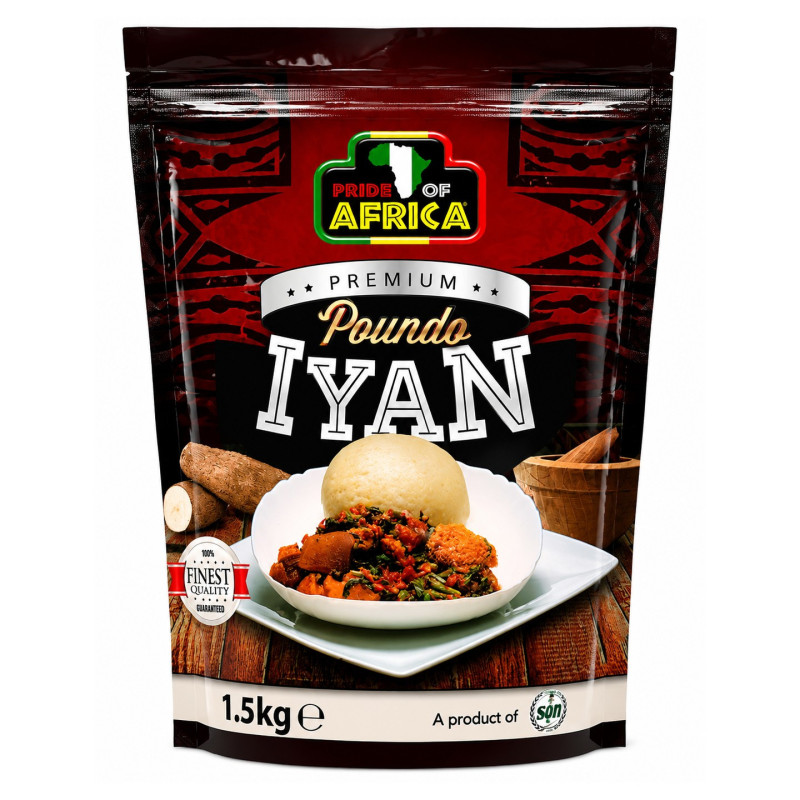 Pride of Africa Premium Oat Poundo 1.5kg - Delivered in UAE by OJAMEA.COM