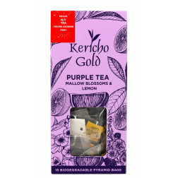 Buy Kericho Gold Purple Tea Mallow Blossoms & Lemon (15 Tea Bags) delivered by OjaMEA.COM