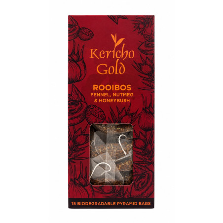 Kericho Gold Rooibos Fennel, Nutmeg & honeybush  [15 Tea Bags]