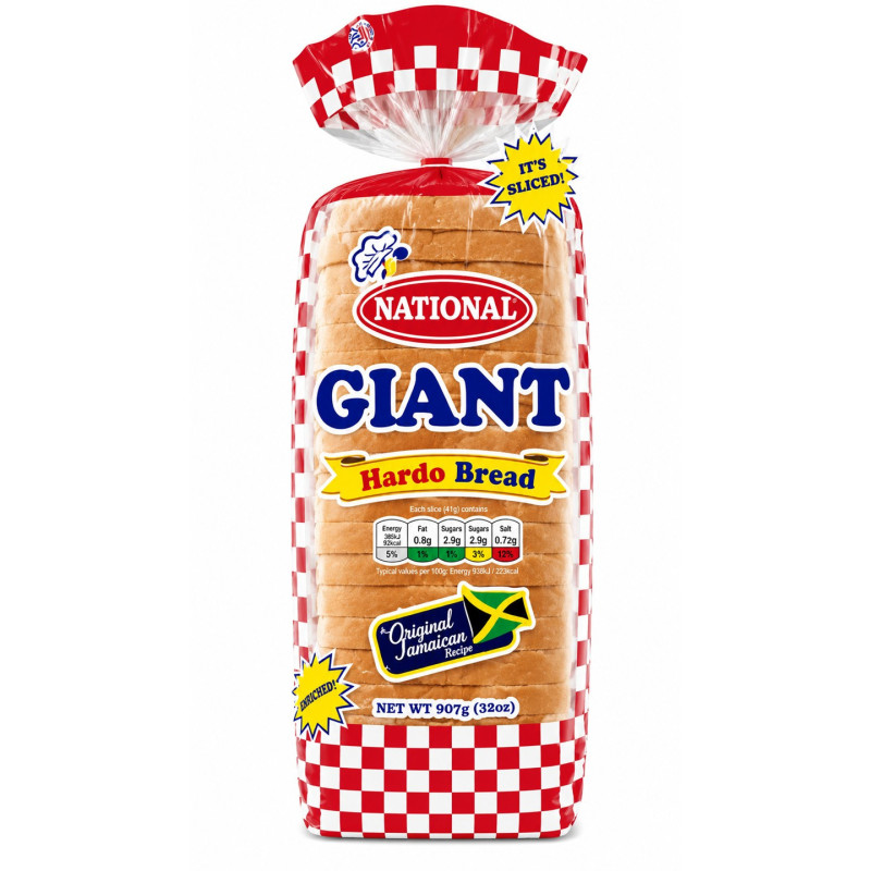 National Giant Sliced Hardo Bread (32oz) 907g National Giant Sliced Hardo Bread (32oz) 907g